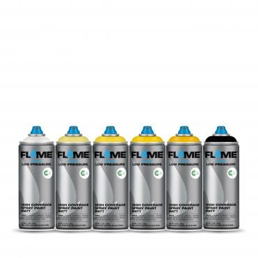 Blue Spray Paint - Yellow Bundle