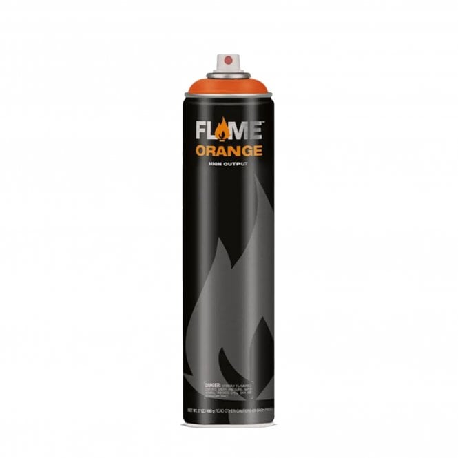 Flame Orange Spray Paint - 600ml