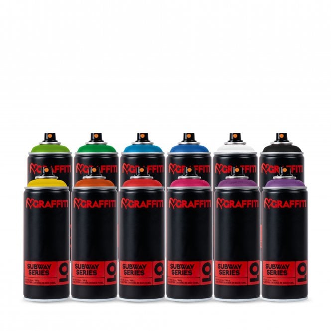 I Love Graffiti  Spray Paint - 12 Pack