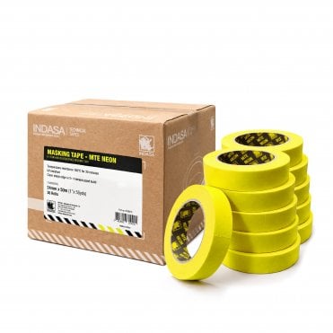 Indasa - MTE Neon Masking Tape 24mm x 50m (Full Box)