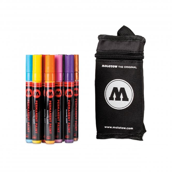 Molotow 220PP Marker 4MM - Complete Set & Bag