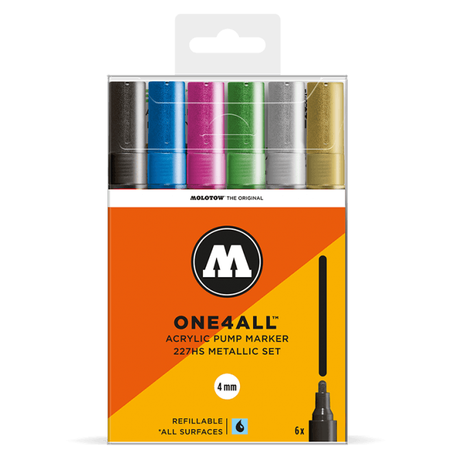 Molotow 227HS Metallic Set (6)