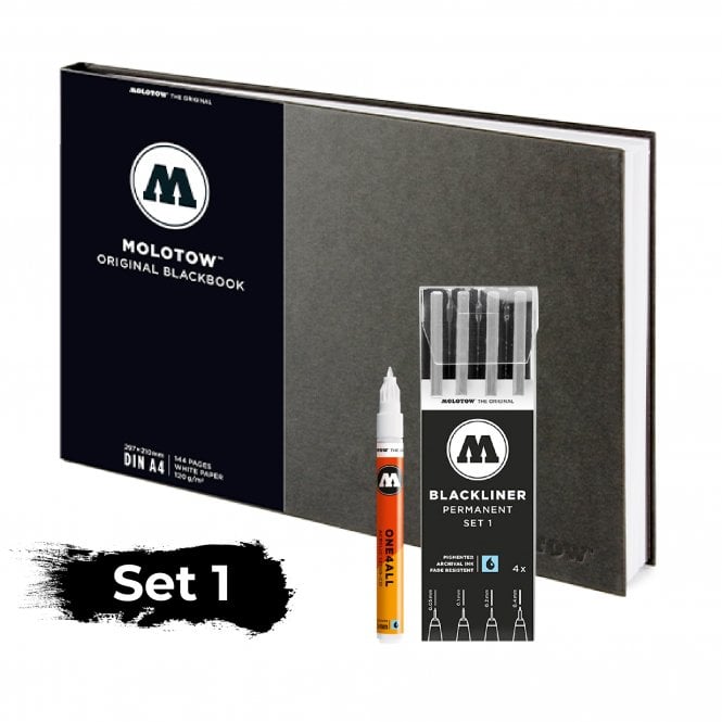 Molotow Blackbook Marker Set 1