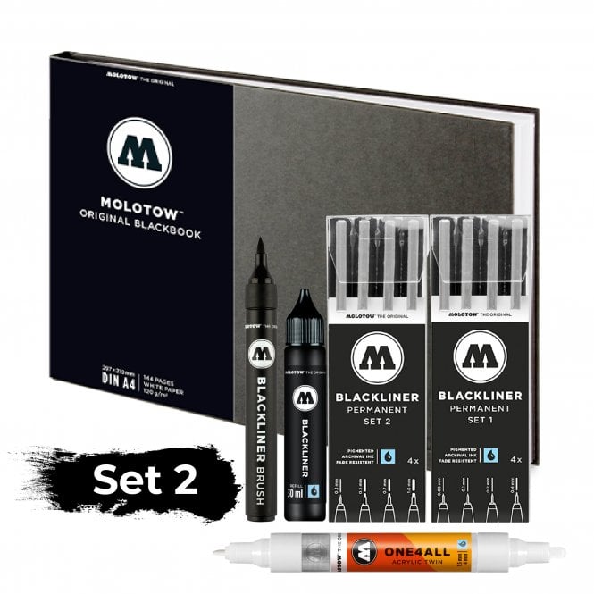 Molotow Blackbook Marker Set 2