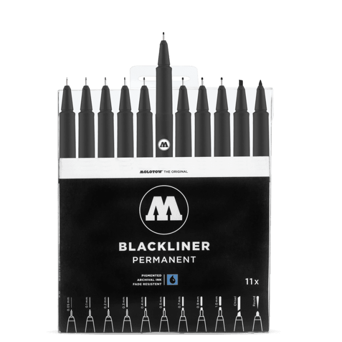 Molotow Blackliner Complete Set (11)