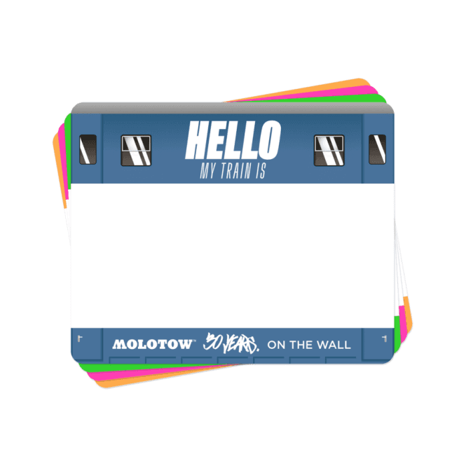 Molotow Hello My Paint Is - Sticker Set - 30 Years