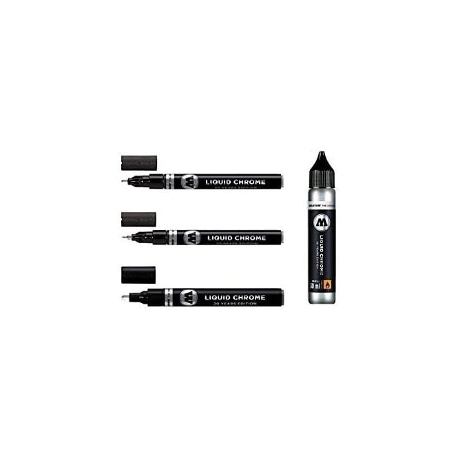 Molotow Liquid Chrome Refill Bundle