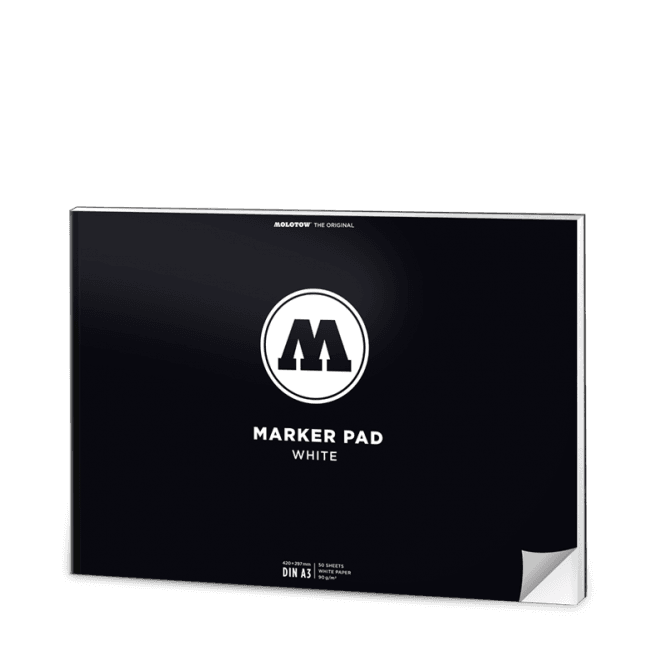 Molotow Markerpad White - A3 Landscape
