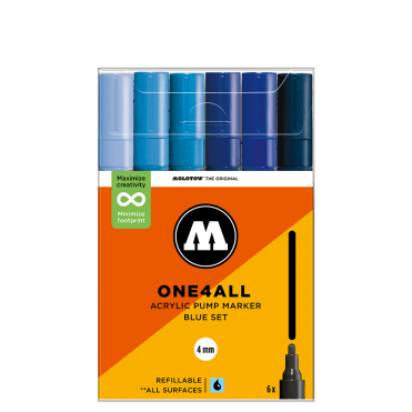 One4All 227HS - Blue Set 4mm Round (6)