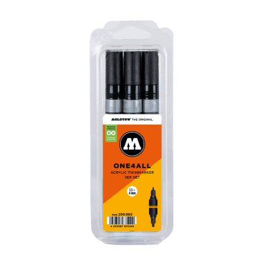 One4All Acrylic Twin Marker 3er Set