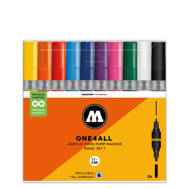 One4All Acrylic Twin Pump Marker Basic Set 1 (10)