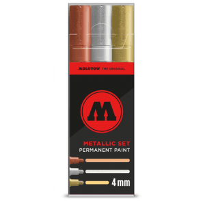 Permanent Paint Metallic Marker Set 4mm