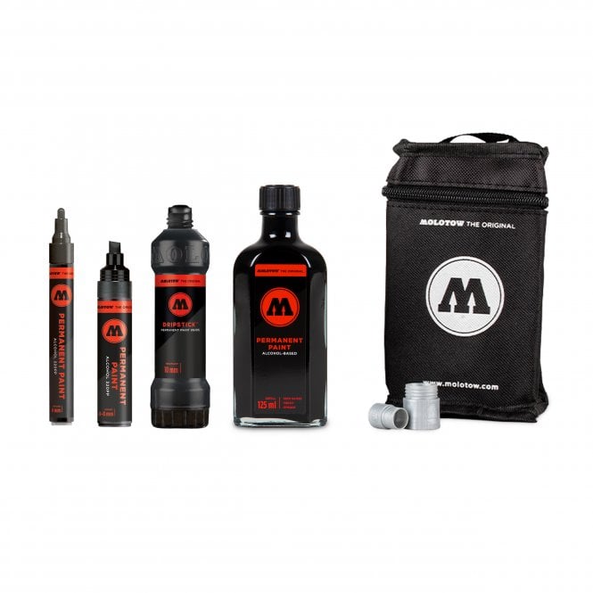 Molotow Permanent Paint Tag Pack - Black