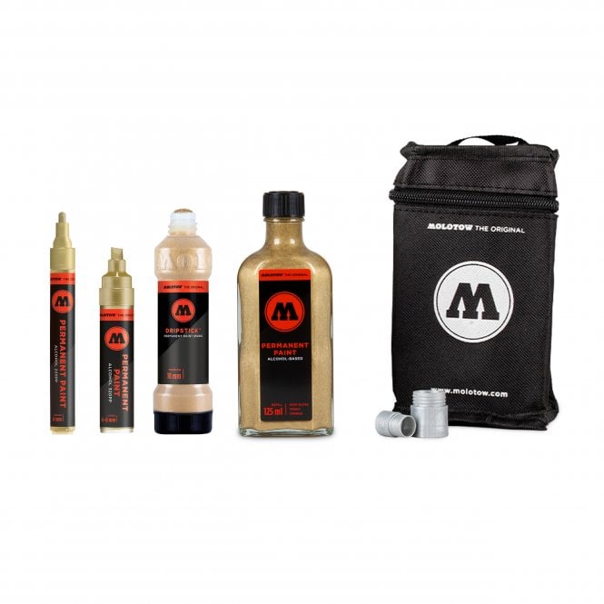 Molotow Permanent Paint Tag Pack - Gold