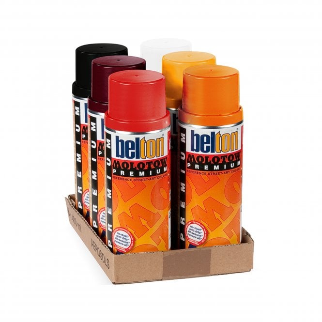 Molotow Premium Red/Orange Bundle (6 Can Pack)