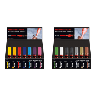 Sales Display 320PP Alcohol Pump Marker Set A+B