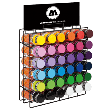 Spray Paint Rack Filled (36 Cans)