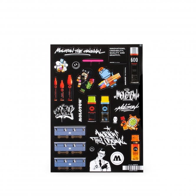 Molotow Sticker Sheet - Sheet B