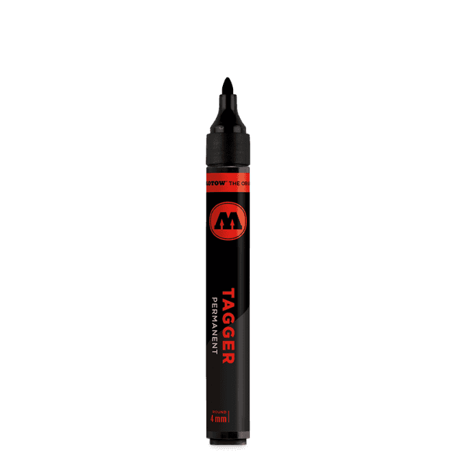 Molotow Tagger Marker 4mm Black